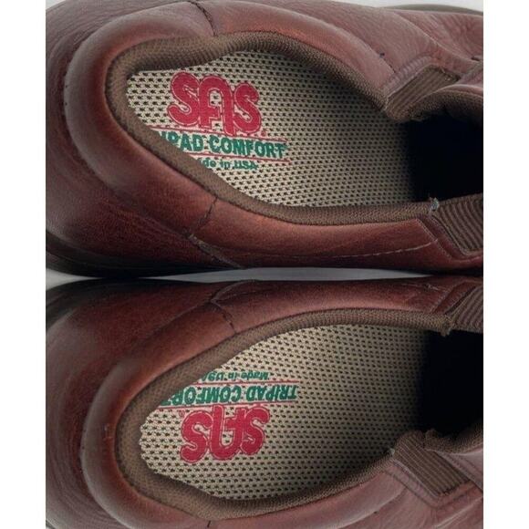 SAS MEN'S SIDE GORE COMFY SLIP-ON SHOE San Antonio Shoes Size 12N New Excellent - Picture 3 of 7